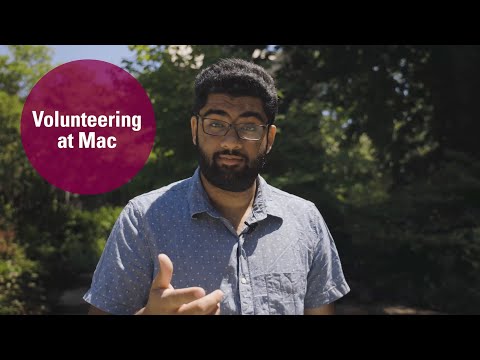 Watch Everything to know about volunteering at Mac on Youtube.