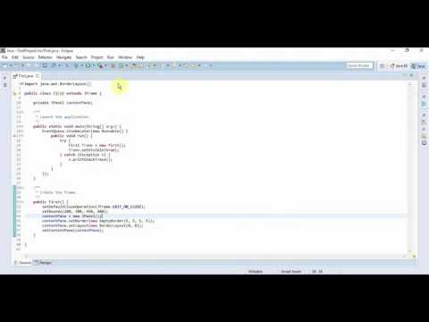 Java Swing Tutorial 3 Layouts And Adding Components