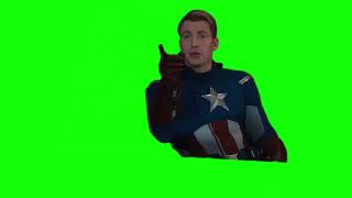 Captain America "I understood that reference" green screen