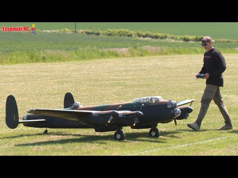 Giant 1:6 scale Radio Controlled (RC) Avro Lancaster | G for George | Flown by Jack Mitchell