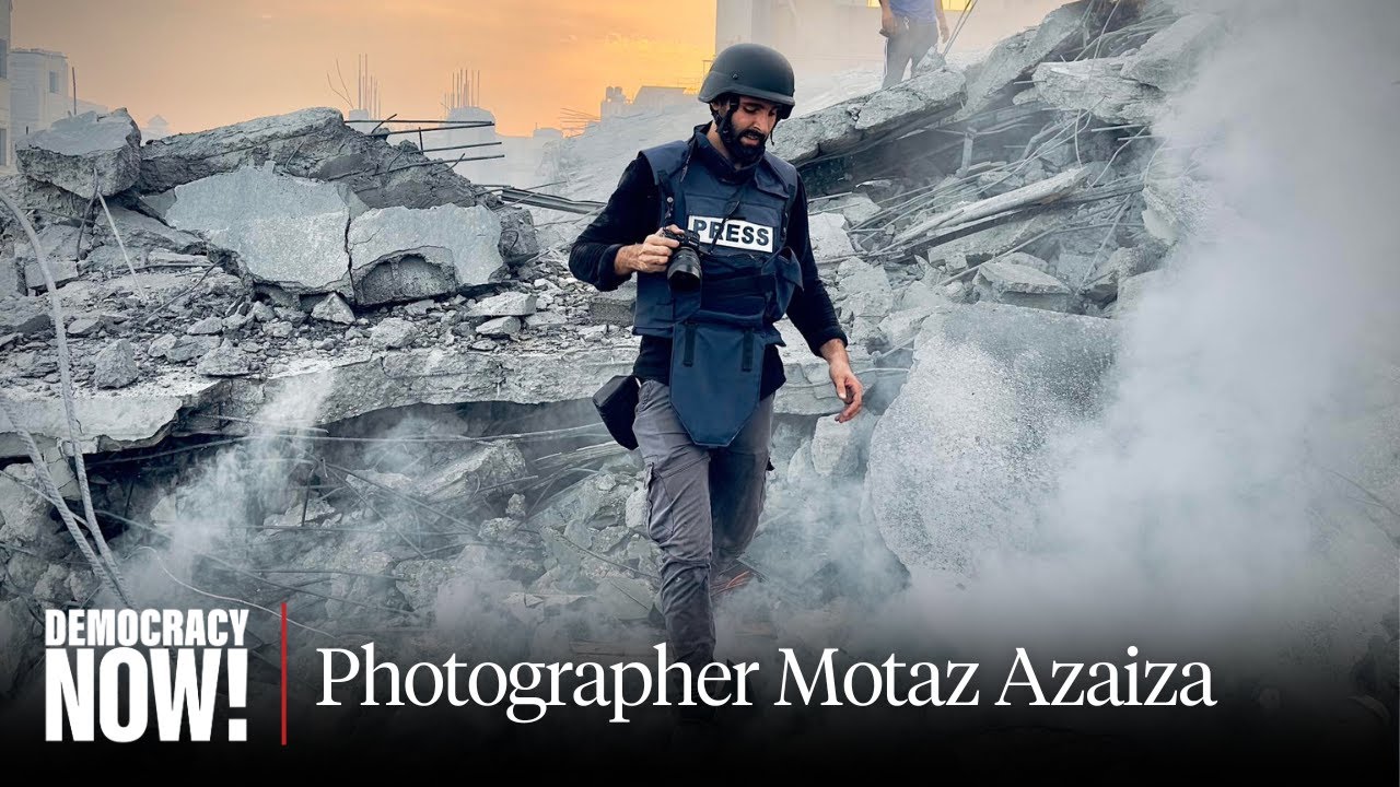 Motaz Azaiza, Acclaimed Journalist from Gaza, on Photographing War & Making “Art from the Pain”