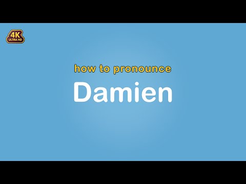 how to pronounce Damien 【Name】