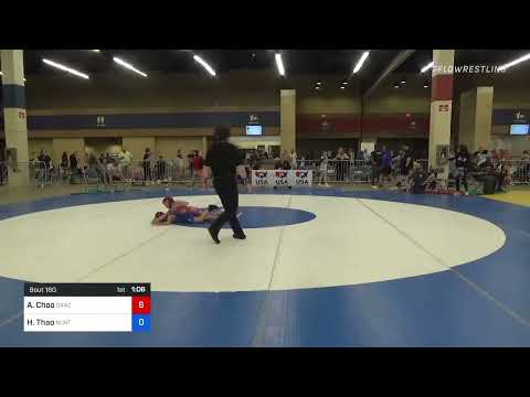 55 Lbs Rr Rnd 5 - Annabel Choo, Gracie Barra Westchase Wrestling Club Vs Hais Thao, North Carolina