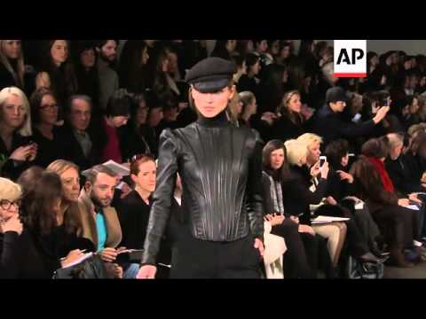 Ralph Lauren presents his fall collection at New York fashion week
