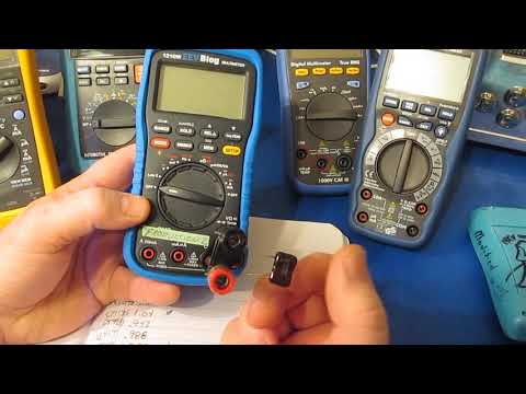 EEVBLOG/UEI 121GW  Part 3,  Voltage, Current AC+DC, Capacitors