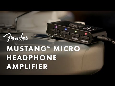 Fender Mustang Micro Headphone Amp Kulaklık Amfisi - Video