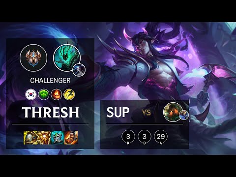 Thresh Support vs Nautilus - KR Challenger Patch 11.11