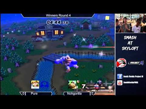 Smash @ Skyloft 8/28 - Winners Round 4 - Pure (Peach) vs Noghrilla (Donkey Kong)