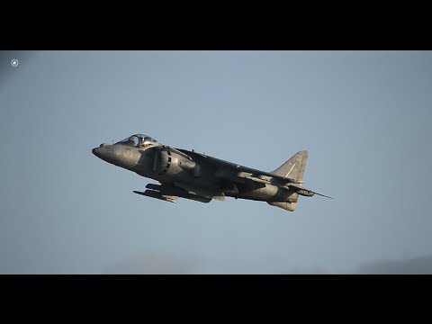 2015 MCAS Miramar Airshow USMC AV-8B Harrier II Demo