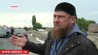 Рамзан Кадыров ознакомился с ходом работ на улицах Ханкальская и Узуева