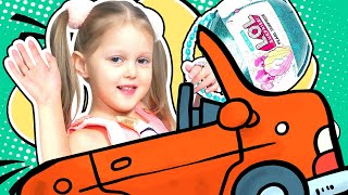 НАПЕРЕГОНКИ на Машинках за ЛОЛ! Кто больше соберет сюрпризов LOL? Мама против Амельки! Kids video
