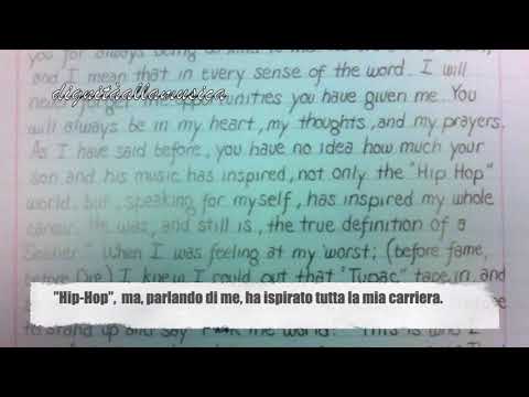 la lettera toccante che scrisse Eminem alla madre di Tupac tradotta in italiano