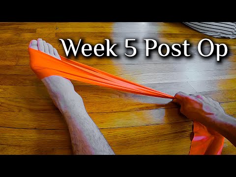 PT Montage | Week 5 Post Op. Achilles Tear Surgery