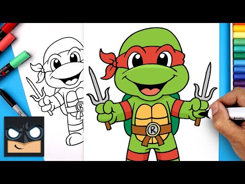 How to Draw Raphael | Teenage Mutant Ninja Turtles