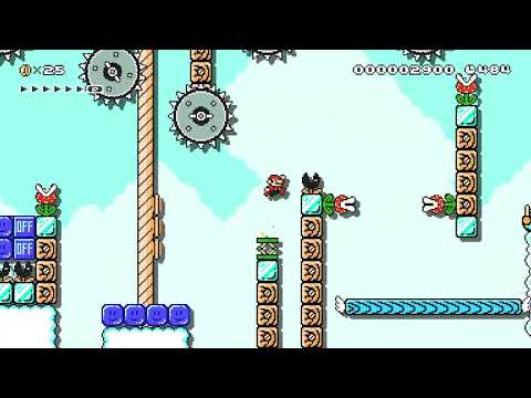★Platform: Cloudy Temple★ by #Platform 🍄Super Mario Maker 2 ✹Switch✹ #bsf