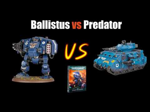 Best CHEAP Anti-Tank for Space Marines - Predator vs Ballistus Dreadnought