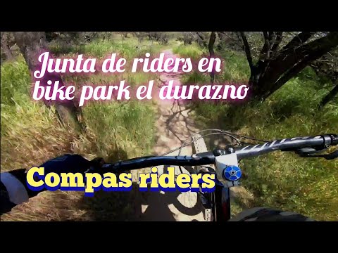 primera vez en el bike park el durazno con rudolf bike y compas riders