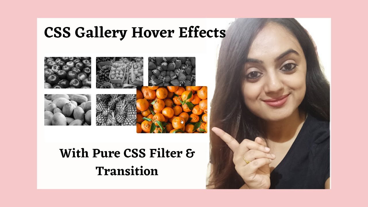 How to create  image hover effects using CSS3 | With Pure CSS Filter & Transition