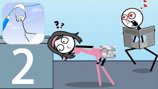 Draw Fly - Funny Stickman Puzzle Game - Levels 41 - 80 - Gameplay Walkthrough