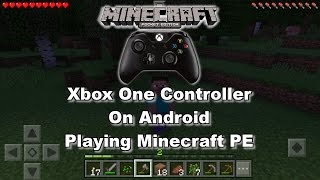 play minecraft pe with controller