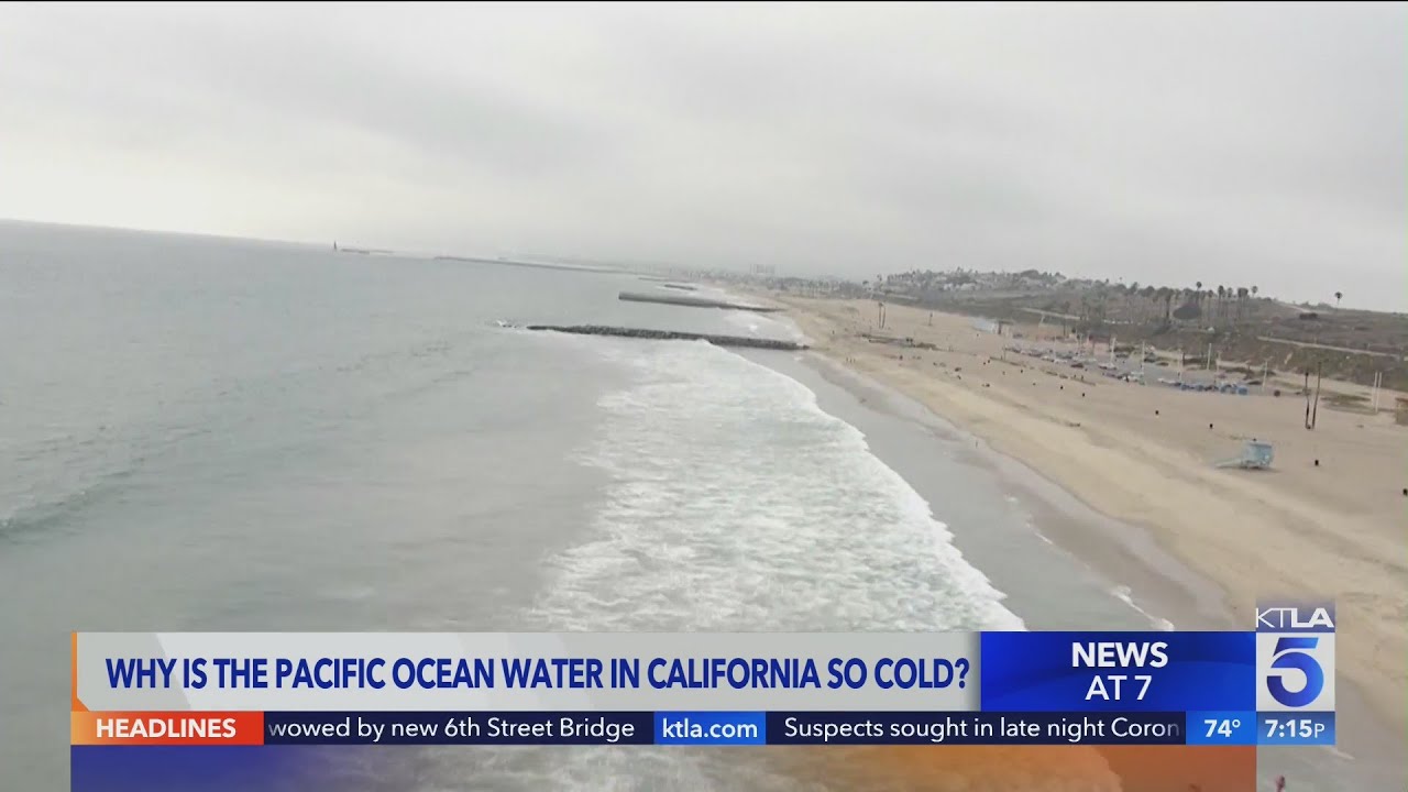 What keeps CA ocean water so cold?