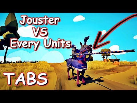 JOUSTER VS EVERY UNITS | TABS 0.5.0 UPDATE!!!