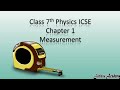 chapter 1 Physical quantities and  Measurement class 7th physics @jatinacademy