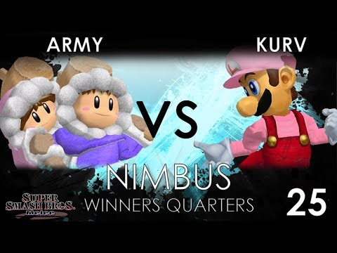 Nimbus #25 - TNC | ARMY (Ice Climbers) VS Kurv (Luigi) - SSBM Winners Quarters