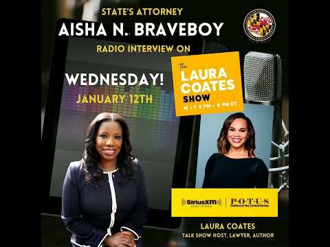 State's Attorney Aisha Braveboy talks with Laura Coates