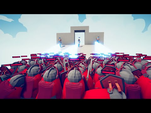 100x AMONG US KNIGHT vs GOD UNITS 2 - Totally Accurate Battle Simulator TABS