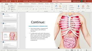 Part 1 - CHCCCS041 Recognise healthy body systems
