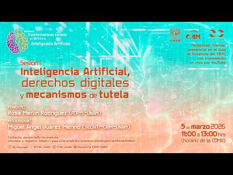 Seminario Transformaciones sociales en torno a la inteligencia artificial, Sesión 1