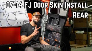 07-14 FJ Door Skins Install Rear | Taco Vinyl