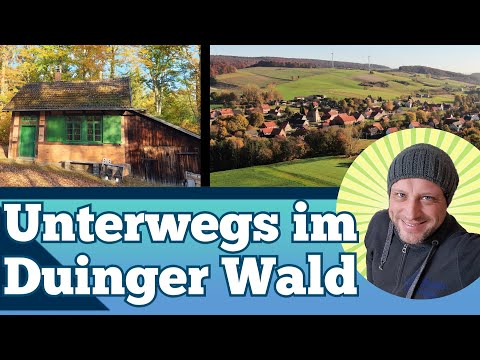 Unterwegs im Duinger Wald - Köhlerhütte, Hilsquelle und Alte Köthe - Duinger Wald von oben - Drohne