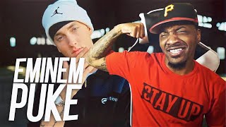 HE REALLY HATED KIM!😳 |Eminem - PUKE (REACTION!!!)