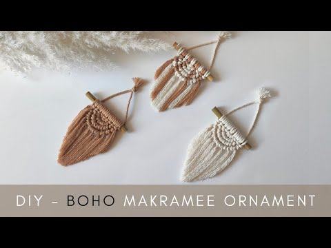 DIY - BOHO MAKRAMEE WANDBEHANG - ORNAMENT/ Boho Macrame Wallhanging - Ornament ♡︎