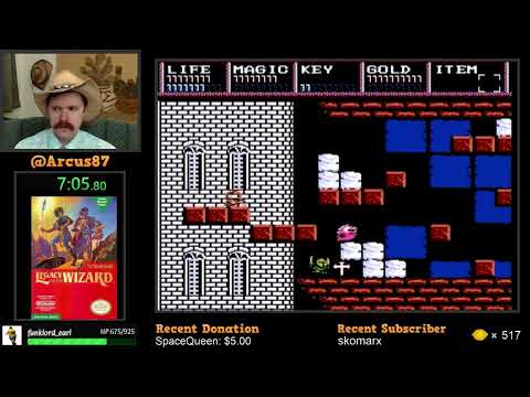 Legacy of the Wizard (NES) full playthrough by Arcus