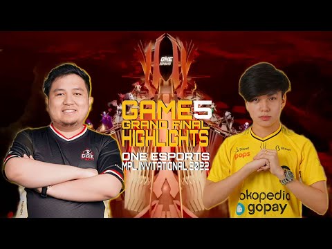 GEEK FAM vs ONIC ID | GAME 5 | GRAND FINAL HIGHLIGHTS | ONE ESPORTS MPL INVITATIONAL 2022