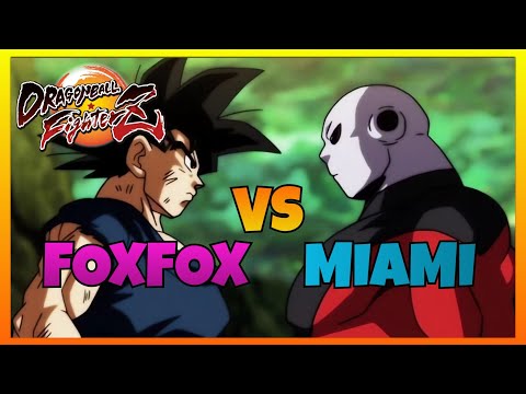 DBFZ - FOXFOX vs MIAMI gameplays (Fusion Bros, Base Goku vs Jiren, Android 16, SSJ Goku)