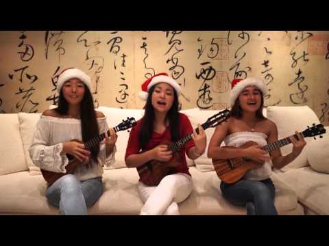 Christmas in the Sand - Colbie Caillat (Acoustic Ukulele Cover) | Honoka & Azita with Karlie Goya