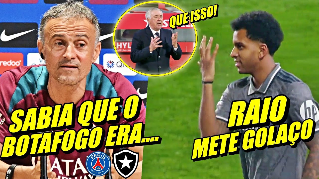 NOSSA !! R0DRYGO VOLTA A MARCAR ! TECNICO DO PSG ZOA BOTAFOGO E MAIS