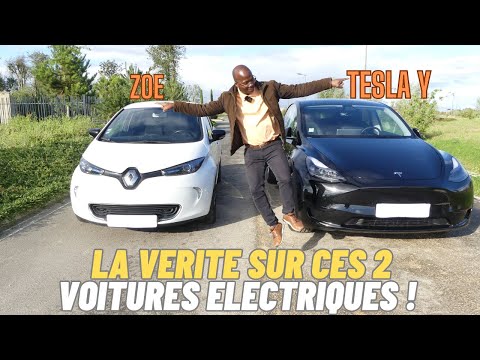 TESLA Y ET RENAULT ZOE: TEST VERITE SUR CES 2 VOITURES ELECTRIQUES !
