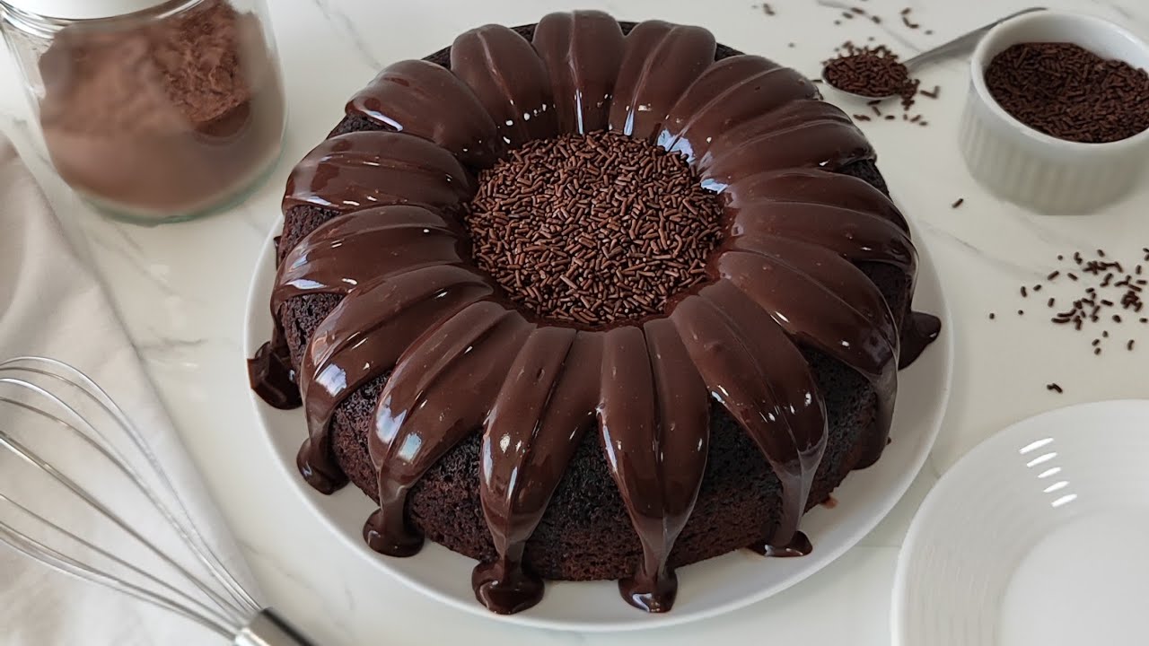 BOLO PÉTALAS DE CHOCOLATE | CHOCOLATE CAKE