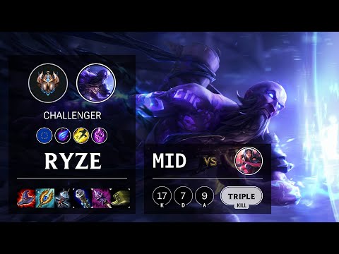 Ryze Mid vs Irelia - EUW Challenger Patch 10.16