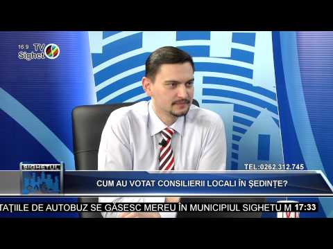 Sighetul de Azi 12 Ianuarie 2015 - Cum au votat consilierii locali in sedinte?