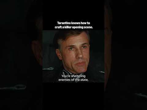 One of the greatest opening scenes in cinema history 🎥 😱#InglouriousBasterds #Shorts