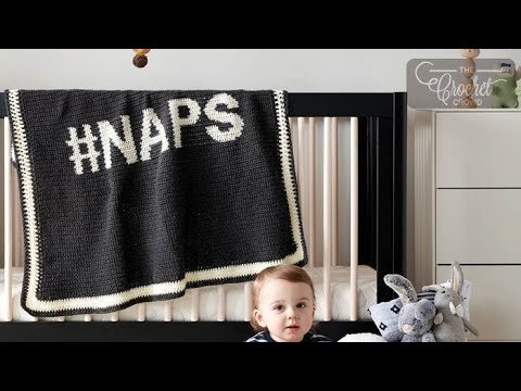Crochet Hashtag Baby Blanket