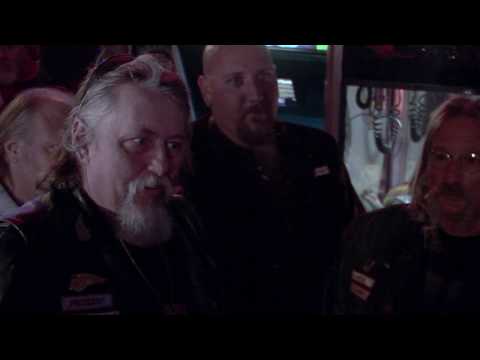 Hell's Angels Warn Camerman To Stay Out Of Their Way!