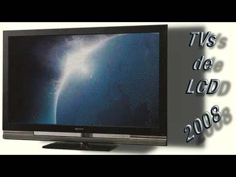 TVs de LCD de 19 a 47 polegadas do ano de 2008