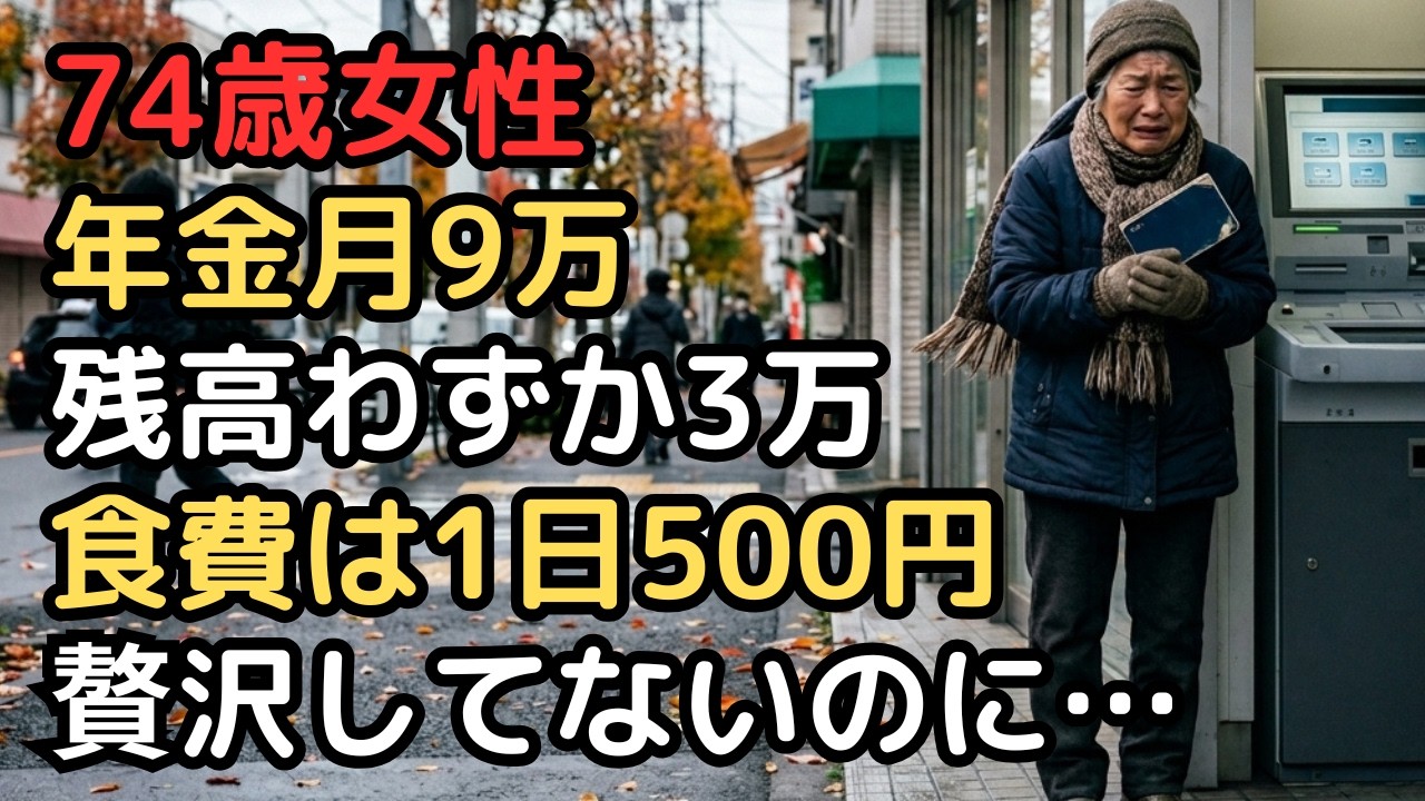 74歳の女性、年金月9万円「贅沢なんて一度もしてないのに…」通帳を握りしめて泣いた夜、亡き夫の古い手紙が彼女を救った